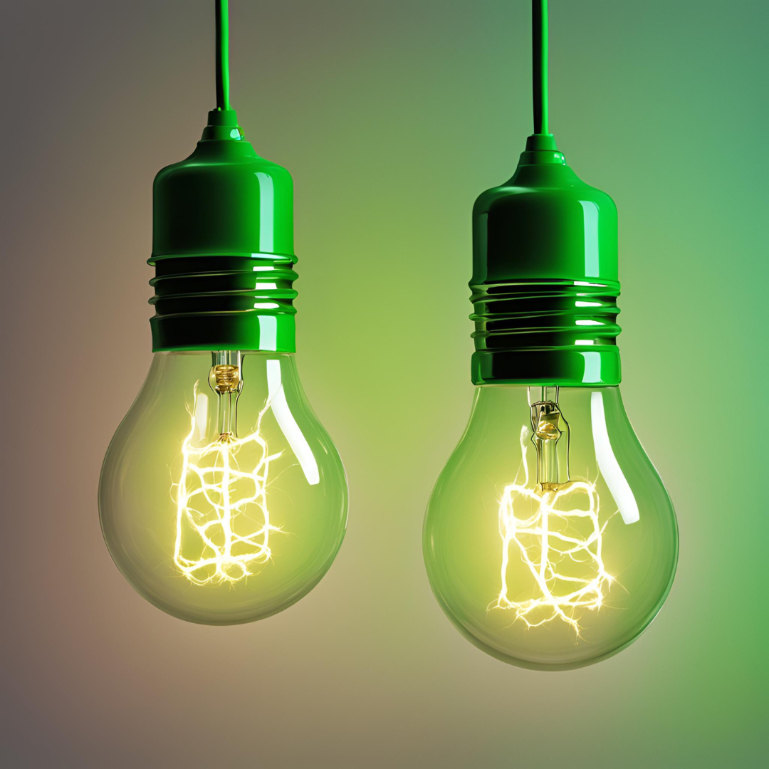 Image of lightbulbs -Watt Utilities Energy Brokers for Electricity, Gas, for Strata, Commercial, Industrial, SME power bills Australia with green energy options like solar and battery solutions for business